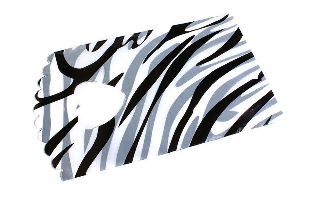Black Zebra White Plastic Bags Gift Bag Animal Print Bag Etsy