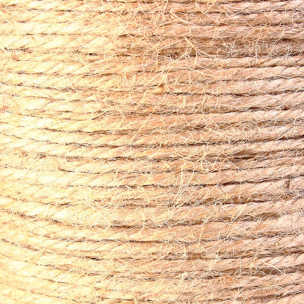 2mm Tan beige colored Hemp Cord - Packaging string - Macrame hemp cord - Hemp thread (1432)