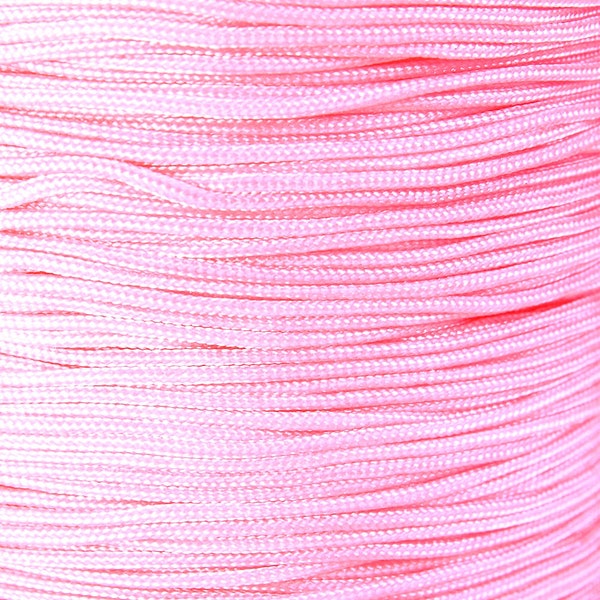 1mm pink nylon cord - nylon thread - chineese Knotting Cord - Macrame thread (1442)