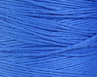 1mm Blue cotton cord - 1mm twisted thread - macrame cord - Cotton macrame cord - Twine cotton Cord - Craft Cord (875)