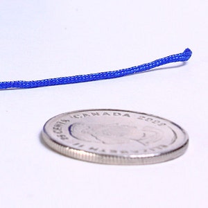 1mm Blue nylon cord twisted thread 924 image 2