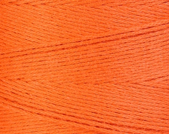 1mm Orange cotton cord - orange twisted cord - macrame cord - Cotton macrame cord - Twine cotton Cord - Craft Cord (858)