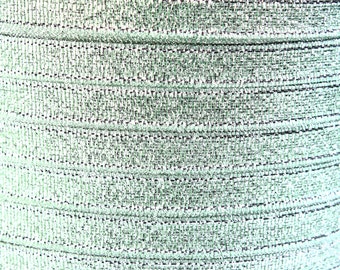 6mm Pastel green Sparkle ribbon - Satin ribbon - Metallic Sparkle satin ribbon - Spool ribbon - 25 yards - 75 feet (R059)