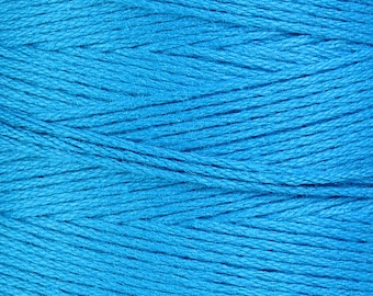 1mm Turquoise blue cotton cord - twisted cotton cord - macrame cord - Cotton macrame cord - Twine cotton Cord - Craft Cord (867)