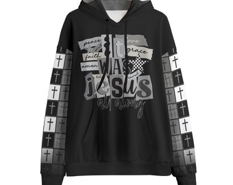 It was Jesus all along | Unisex Plus Fleece Pullover Hoodie