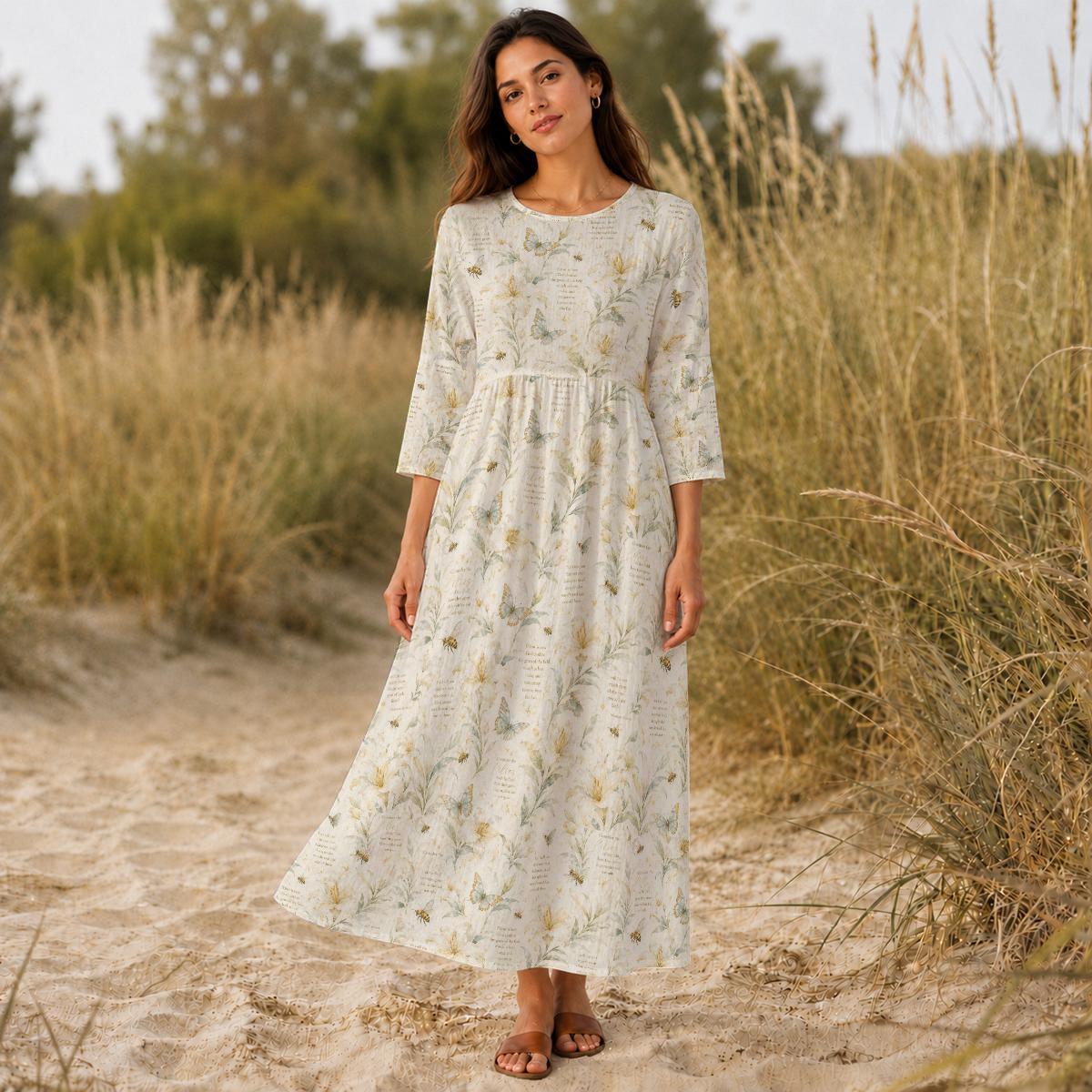 christian dresses for ladies Modest Women x-sku-colour:25SS5426-GRN SAP