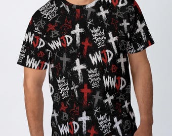 Urban Disciple | WWJD Streetwear | Men's O-Neck T-Shirt | 190GSM Cotton