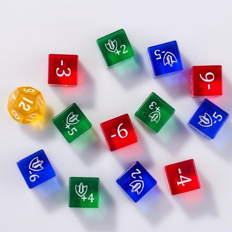 Fancy Riftbound Dice Riftbound TCG Dice Set – 13 Engraved Acrylic Buff/debuff Trackers - Etsy