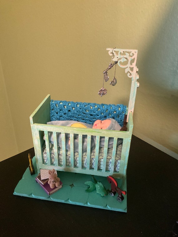 miniature crib