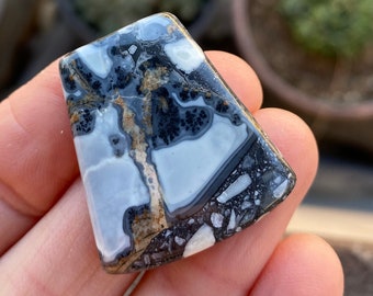 Landscape Jasper Cabochon 61.4 ct Scenic Jasper cabochon size 40mm by 28mm Designer Jasper Cabochon