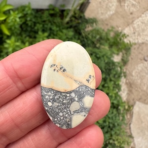 Gorgeous Large Maligano Jasper cabochon. Oval Maligano. Natural jasper. Scenic Jasper cabs. Picture stone. Natural stones. Statement OOAK