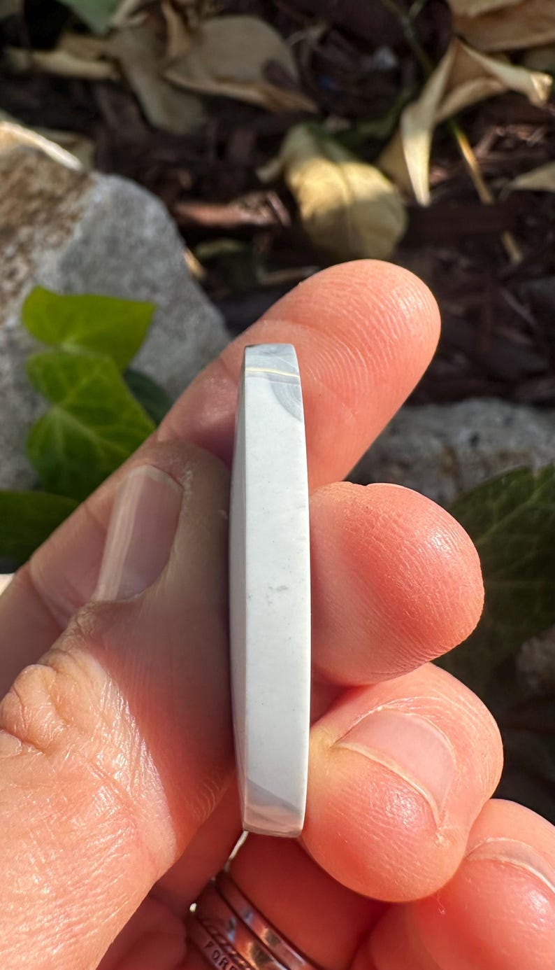 Gorgeous Large Maligano Jasper cabochon. Oval Maligano. Natural jasper. Scenic Jasper cabs. Picture stone. Natural stones. Statement OOAK bild 6