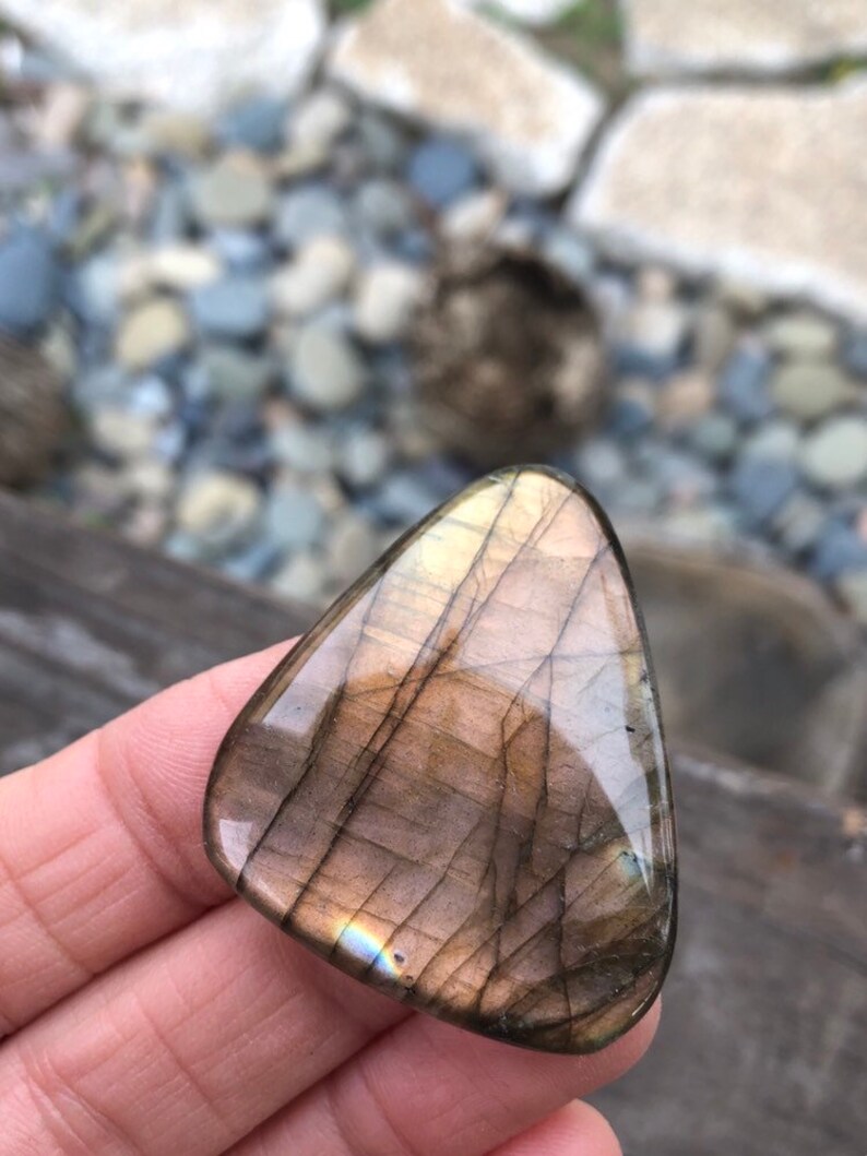 Destash Stones Teardrop Cabochon HUGE Labradorite Cabochon Labradorite destash Sale Yellow Green Blue Flash