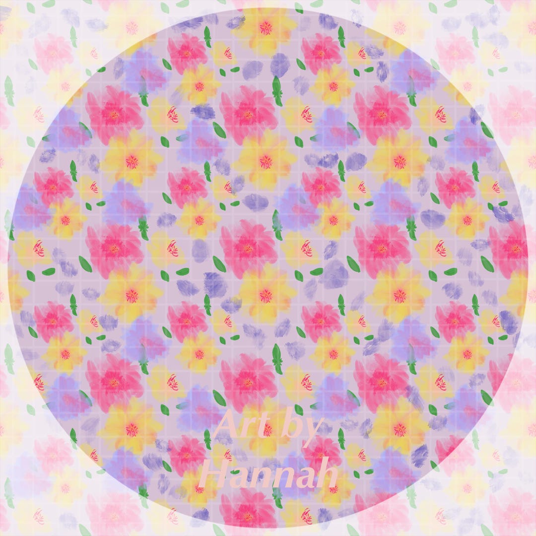 Watercolor Floral Seamless Pattern – Pastel Spring Flower Digital Paper ...