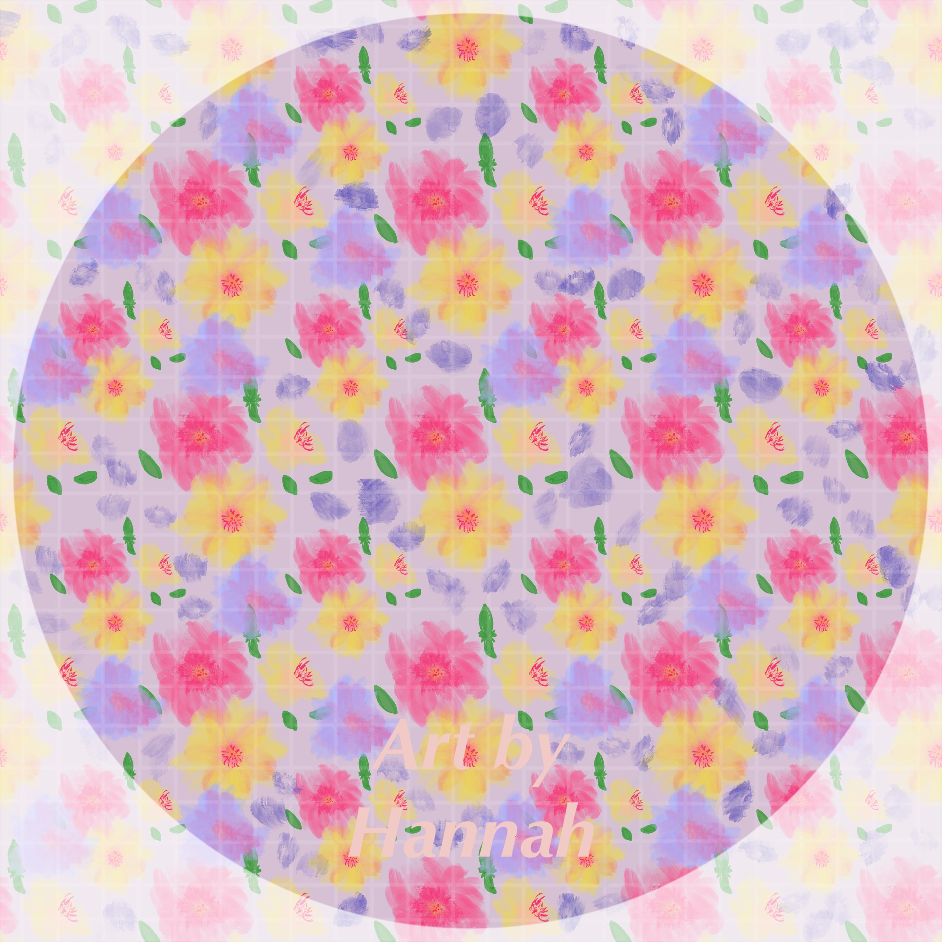 Watercolor Floral Seamless Pattern – Pastel Spring Flower Digital Paper ...