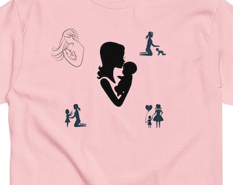 First Mothers Day Tee, New Mama Gift, Trendy Mom T-Shirt