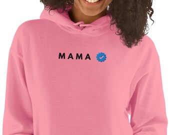 Mama Sweatshirt, First Mothers Day, Embroidered Trendy Mom Pullover