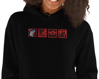 League of Legends Miss Fortune Embroidered Hoodie | Arcane Anime Style Sweatshirt