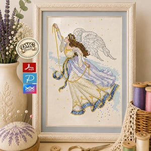 Cross Stitch Pattern Twilight Angel Dimensions Cross Stitch Pattern Angel Cross Stitch Pattern Dimensions Gold Collection Cross Stitch
