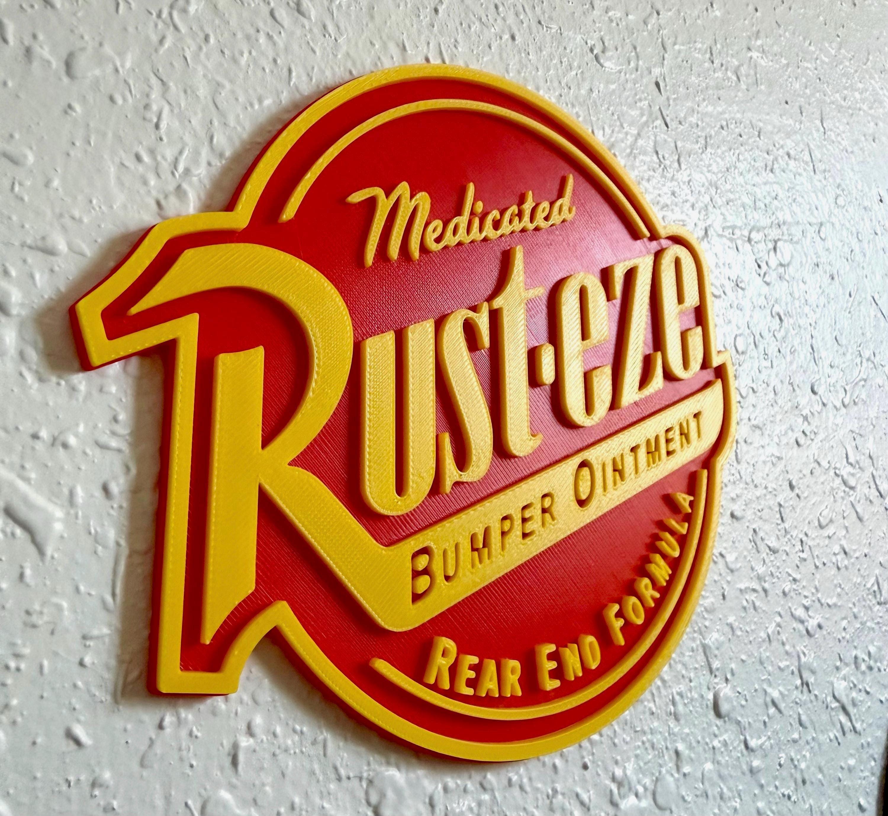 Cars Rust-eze Wall Sign | Rust-eze Cars Sign Wall Decor | Cars Inspired ...