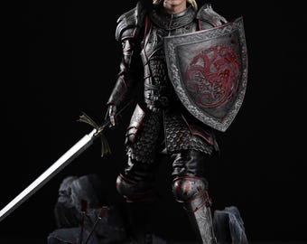 Daemon Targaryen Figure - House of the Dragon Collectible Figure - Fanart - Figure Gift - Dragon Fans Gift - Standart Armor