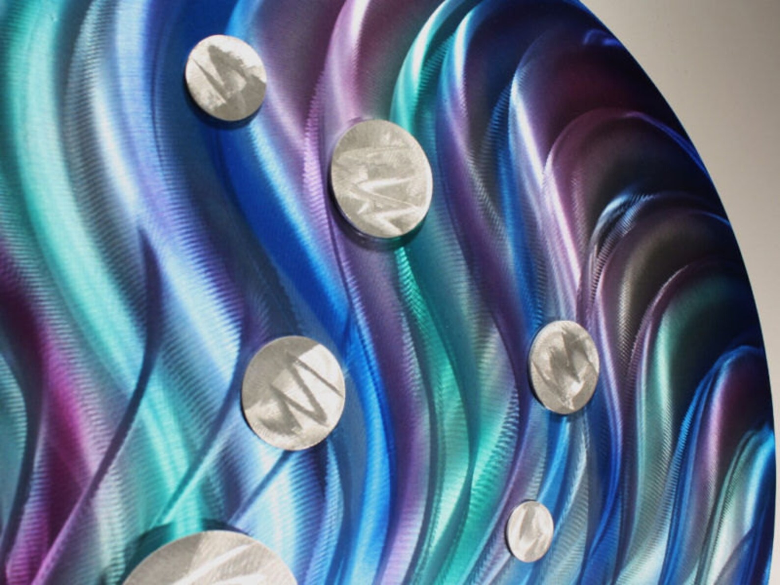 Abstract Metal Wall Art Round Sculpture Metal Modern Wall Etsy