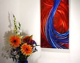 Alex Kovacs Original Art Metal Wall Sculpture Abstract Decor Painting W227