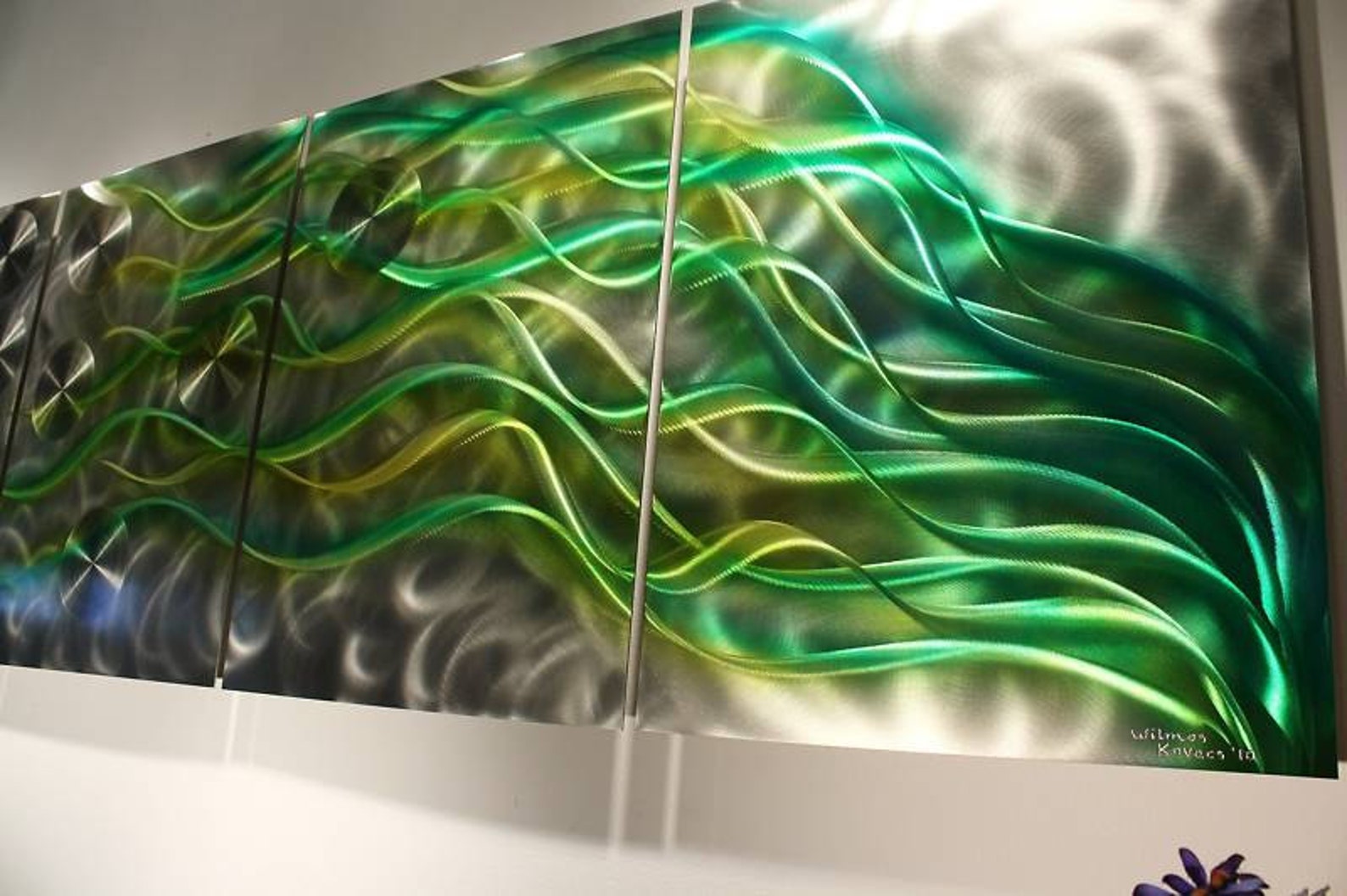 Metal Art Alex Kovacs Abstract Metal Wall Sculpture Modern Art Rainbow