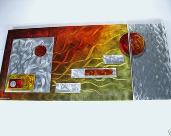 Alex Kovacs - Original Art Metal Wall Sculpture Abstract Home Decor Painting - AK220