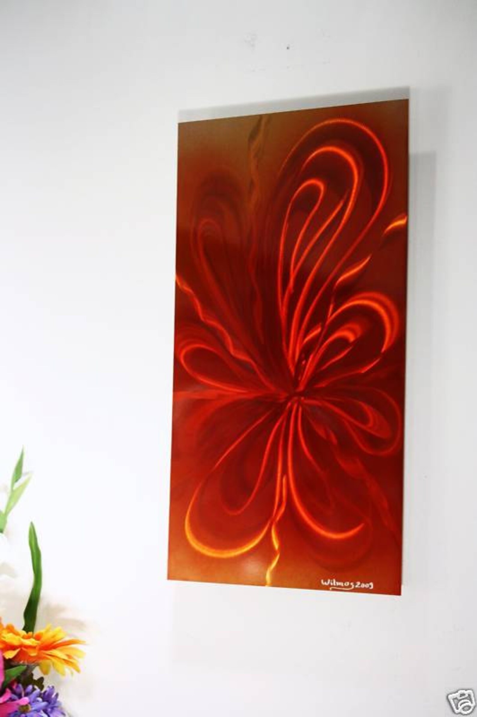Alex Kovacs Kovacs Style Metal Wall Art Painting, Metal Wall Sculpture