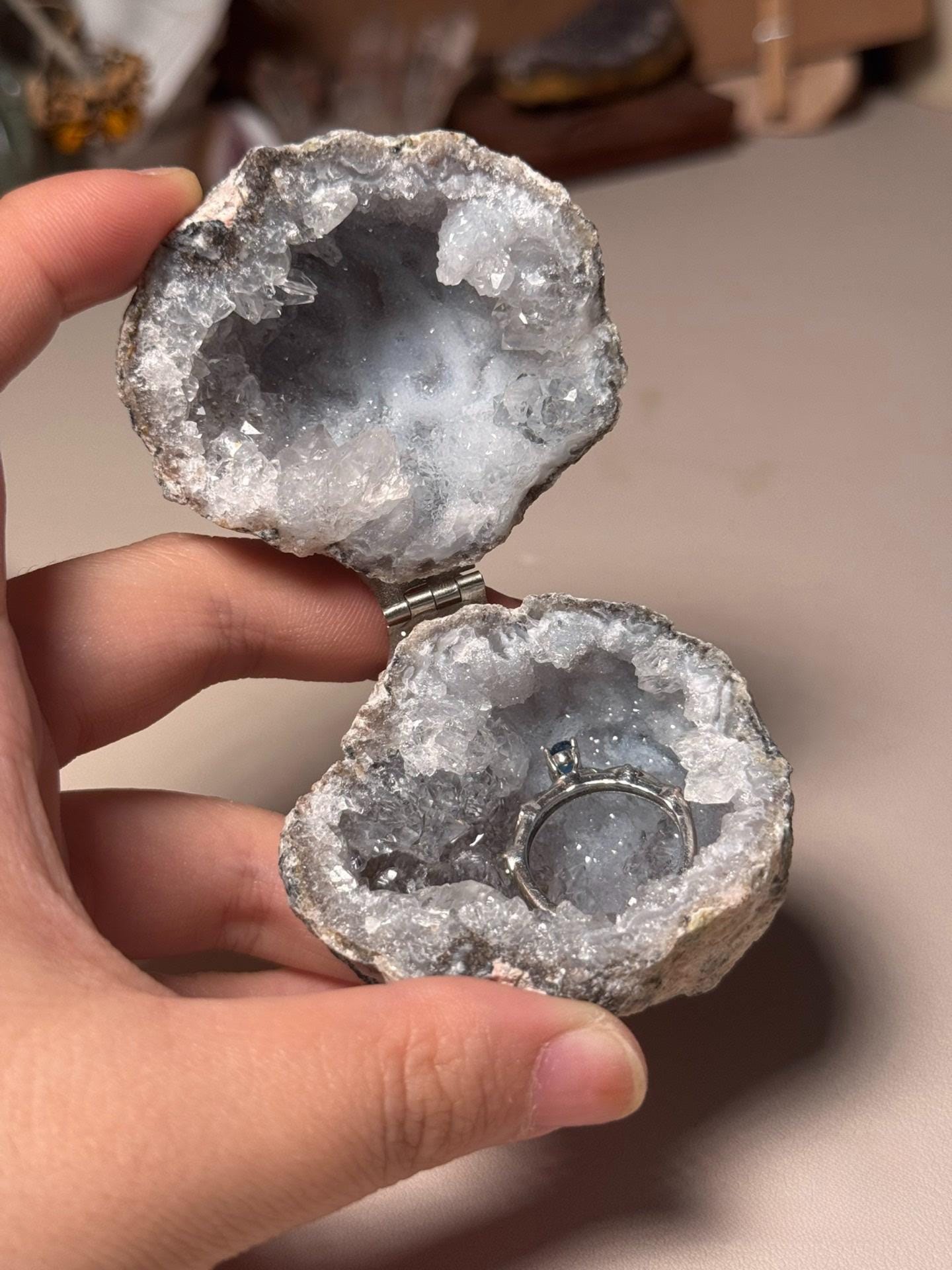 Geode ring box - Etsy 日本