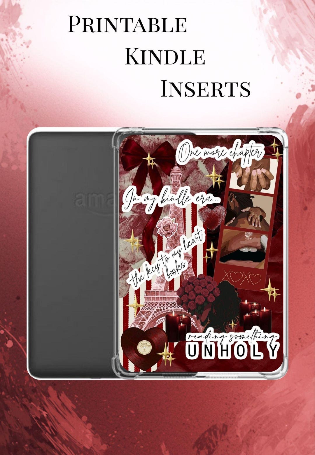 Printable Kindle Insert - Digital Download ONLY - Etsy