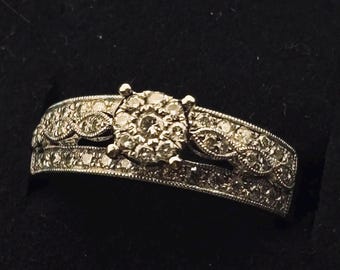 10K Gold Diamond .50ctw Ring Size 7.5