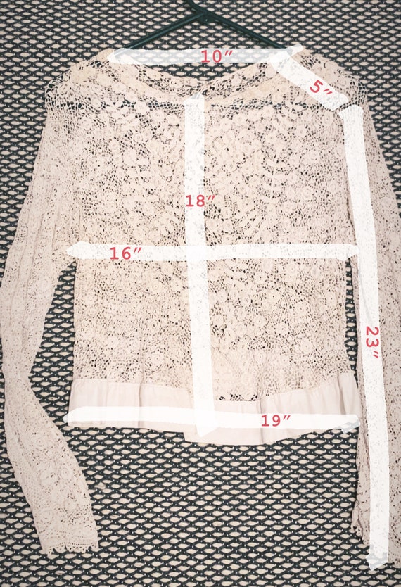 Crochet Blouse / Cardigan - image 4