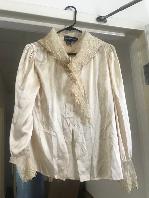 ralph lauren silk blouse