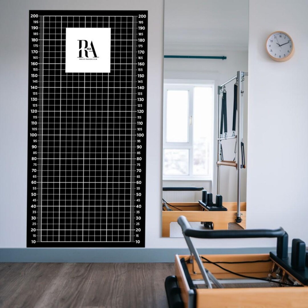 Custom Body Analysis Posture Chart, Gym Fitness Tracker, Vinyl Wall ...