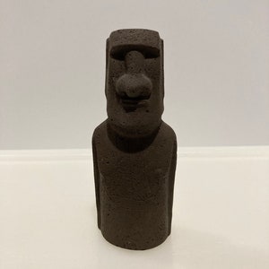 Kon Tiki God Easter Island Moai Terracotta Sculpture Artist - Etsy