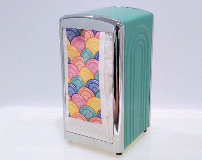 Fiesta Napkin Dispenser With 100 Napkins 1996 Vintage Etsy