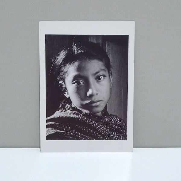 Reva Brooks - Lupita Postcard - Mexico Circa 1958 / Portrait of Young Woman / Photographer Photography / Mexican Postcard