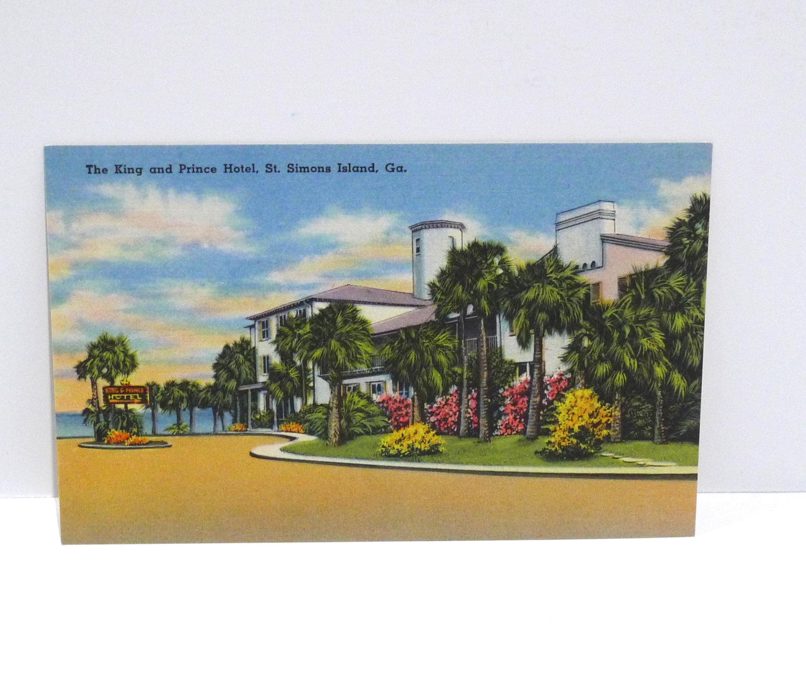 地図・旅行ガイド 1985 LEISURE CATALOGUE PRINCE HOTELS The King and Prince Hotel - St Simons Island Postcard - Georgia