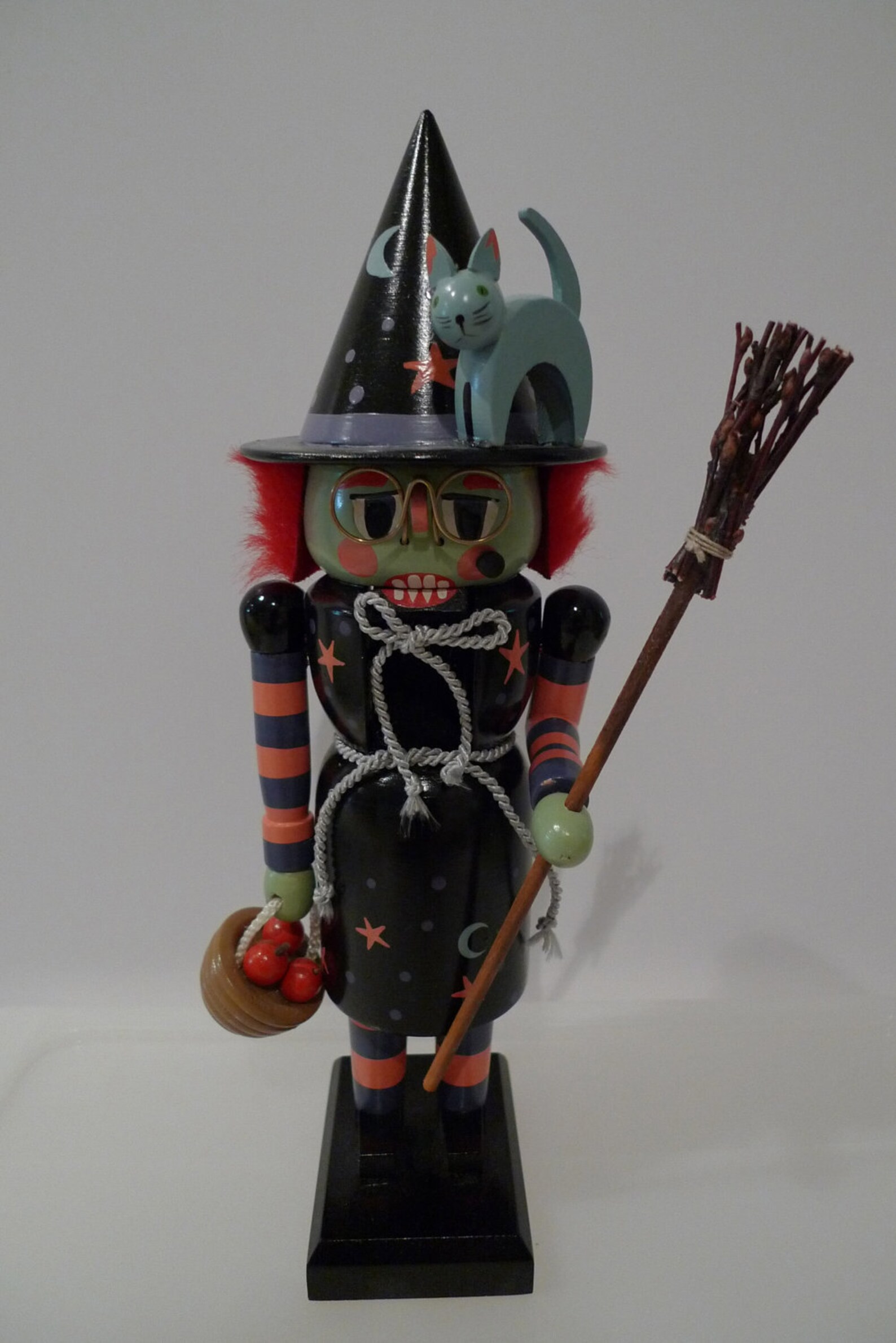Witch Nutcracker Vintage Halloween Nutcracker German Etsy