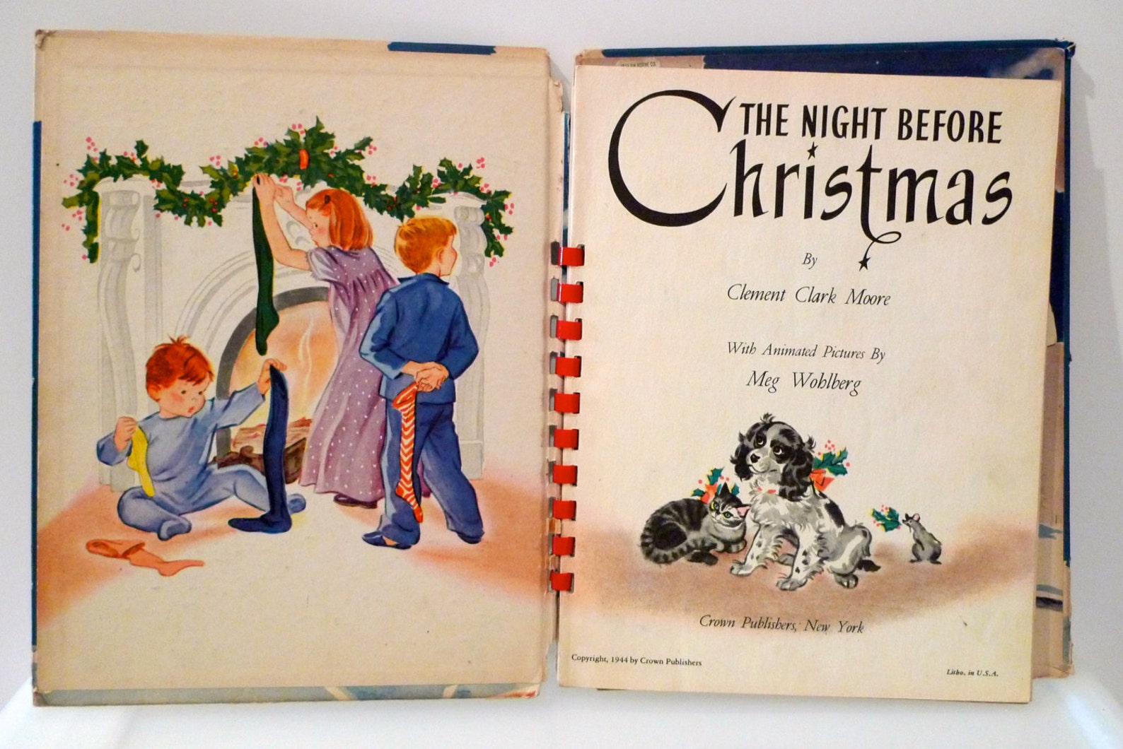 usborne night before christmas pop up