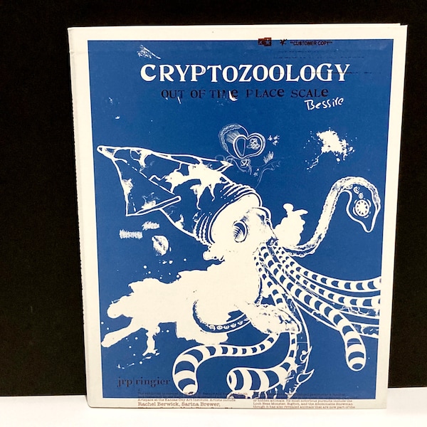 Cryptozoology Book - Contemporary Artists Explore Scientific Fictitious Bizarre Creatures Mark Dion Sarina Brewer Vic Muniz Jeffrey Vallance