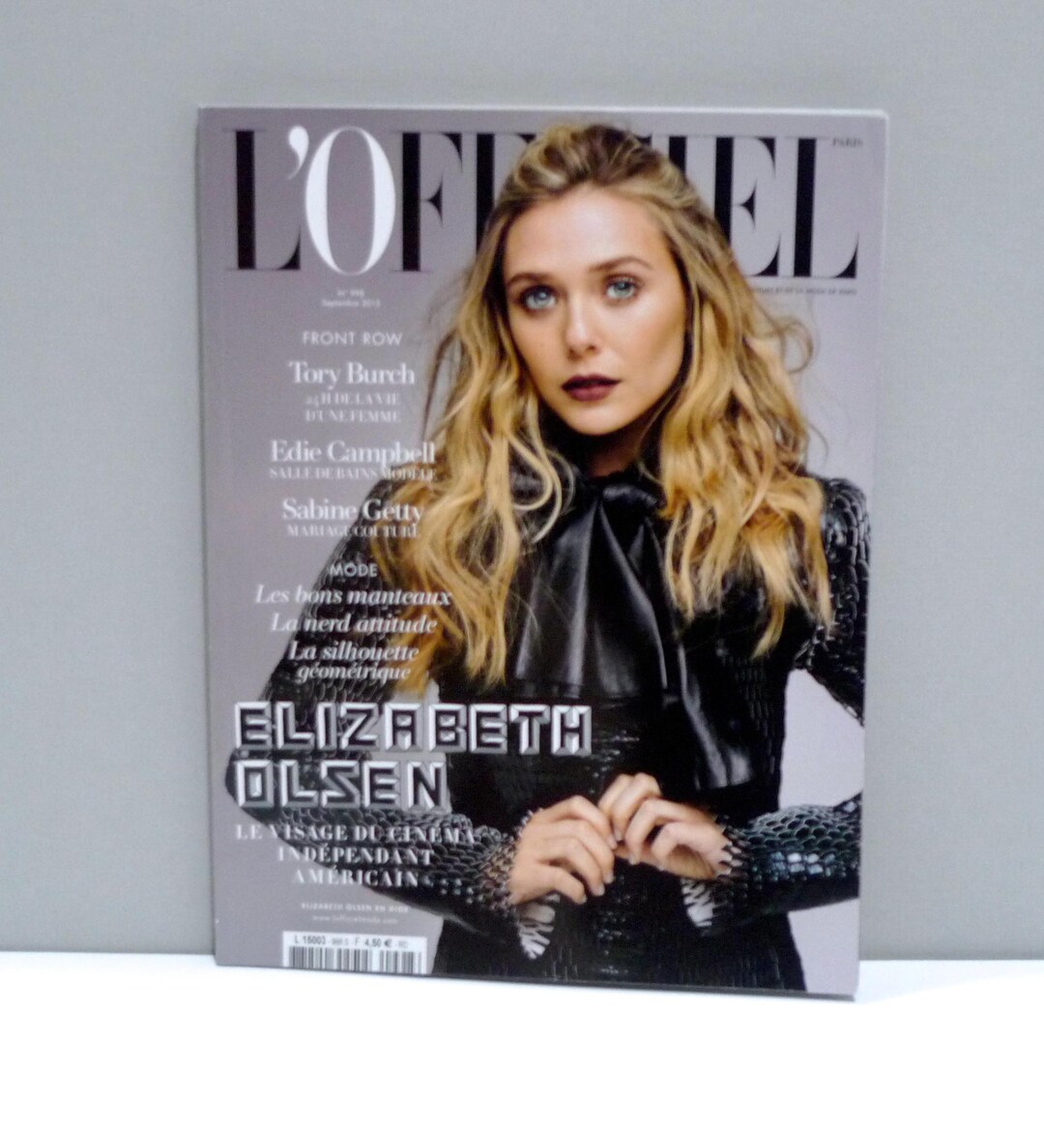 L'officiel Magazine Paris - Elizabeth Olsen Cover / Tory Burch / Edie ...