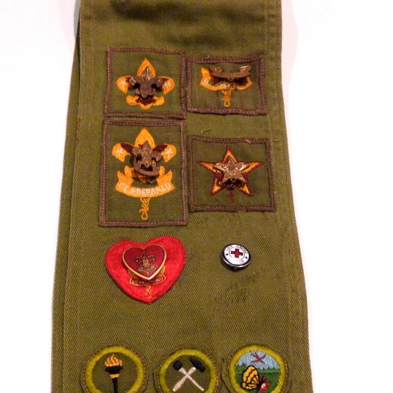 Boy Scouts of America Sash 1950s 1960s Vintage In… - image 5