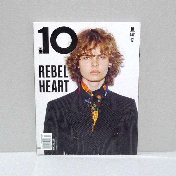 10 Magazine Australia - Ten Men Fashion Magazine - Rebel Heart Vol 17 Autumn Winter - Bruno Cowen Cover Photographed by Andrew Cowen