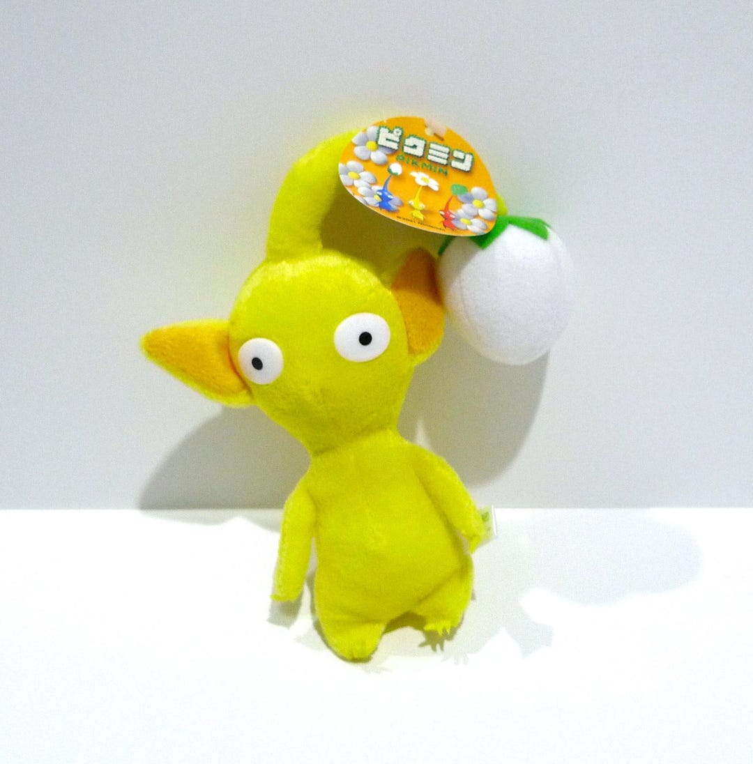 2001-pikmin-plush-toy-yellow-bud-nintendo-japan-yellow-figure-with