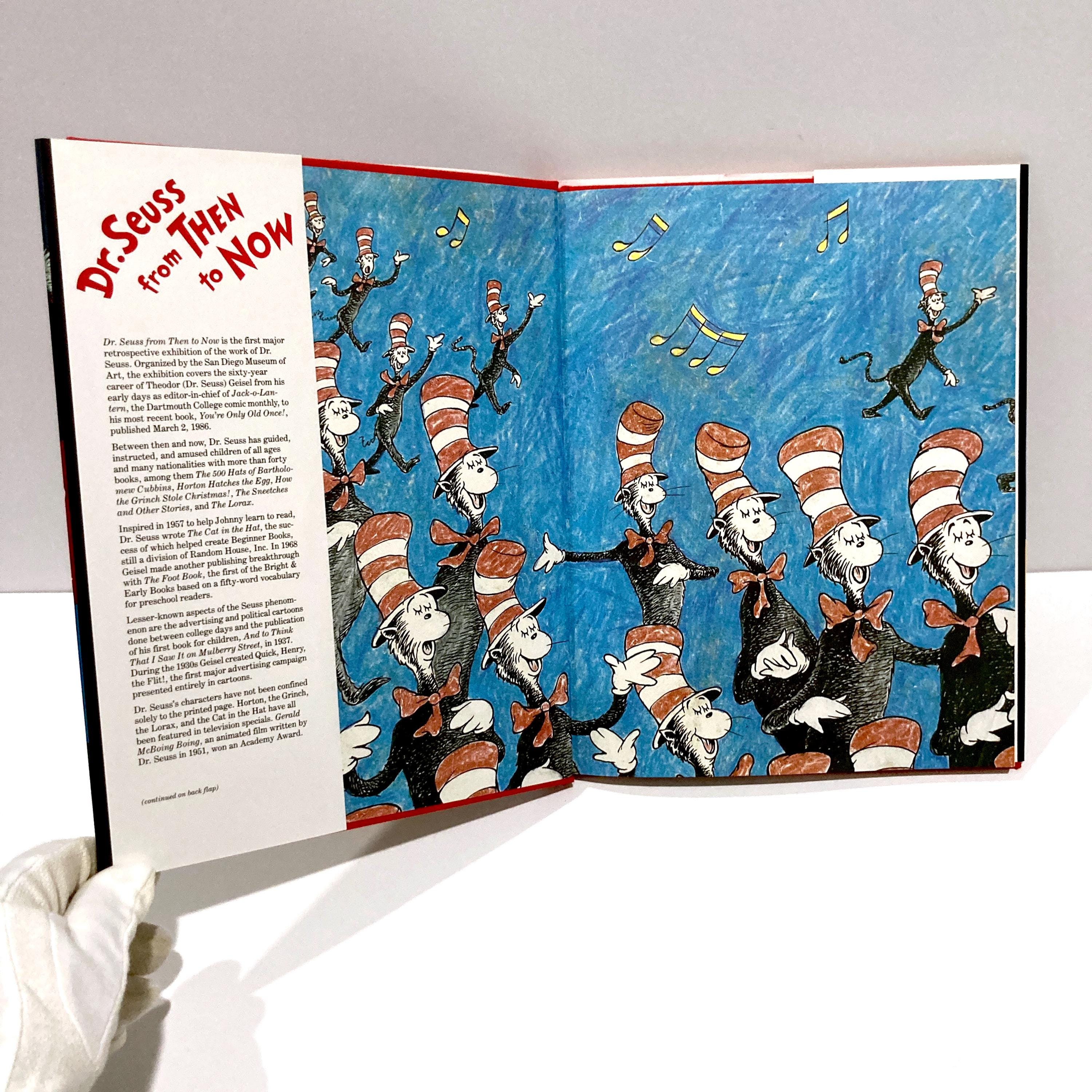 Dr. Seuss From Then to Now Art Exhibition Hardback Book With Dust