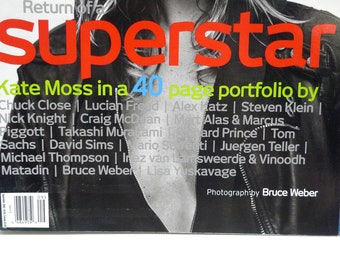 W Magazine September 2003 - Kate Moss Cover Vintage Haute Couture