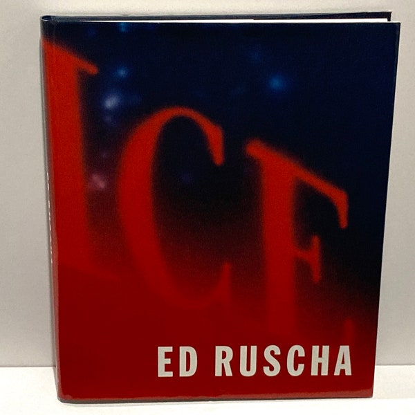 Ed Ruscha - Autographed Art Book - Vintage 2000 Hardback with Dust Jacket Hirshhorn Museum Exhibition Artist Retrospective Text Paintings